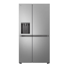 LG Side by side fridge LG 617L Silver Non Plumbed Side by Side Fridge Freezer GC-L257KLKW