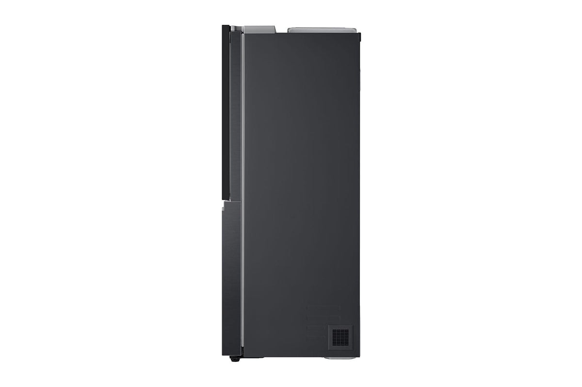 LG Side by side fridge LG 674 L Matte Black Steel Side By Side GC-X257CQFS