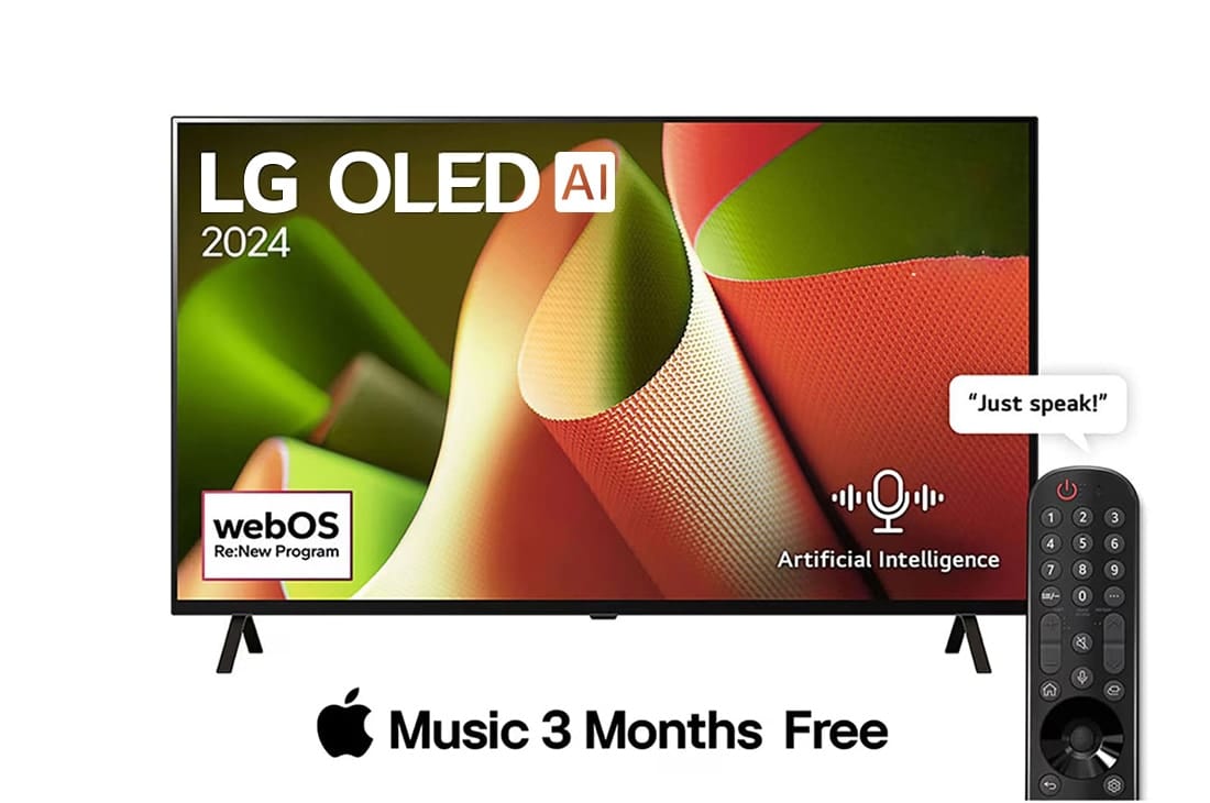LG Smart TV LG 65" OLED AI B4 4K Smart TV OLED65B46LA (7815070515289)