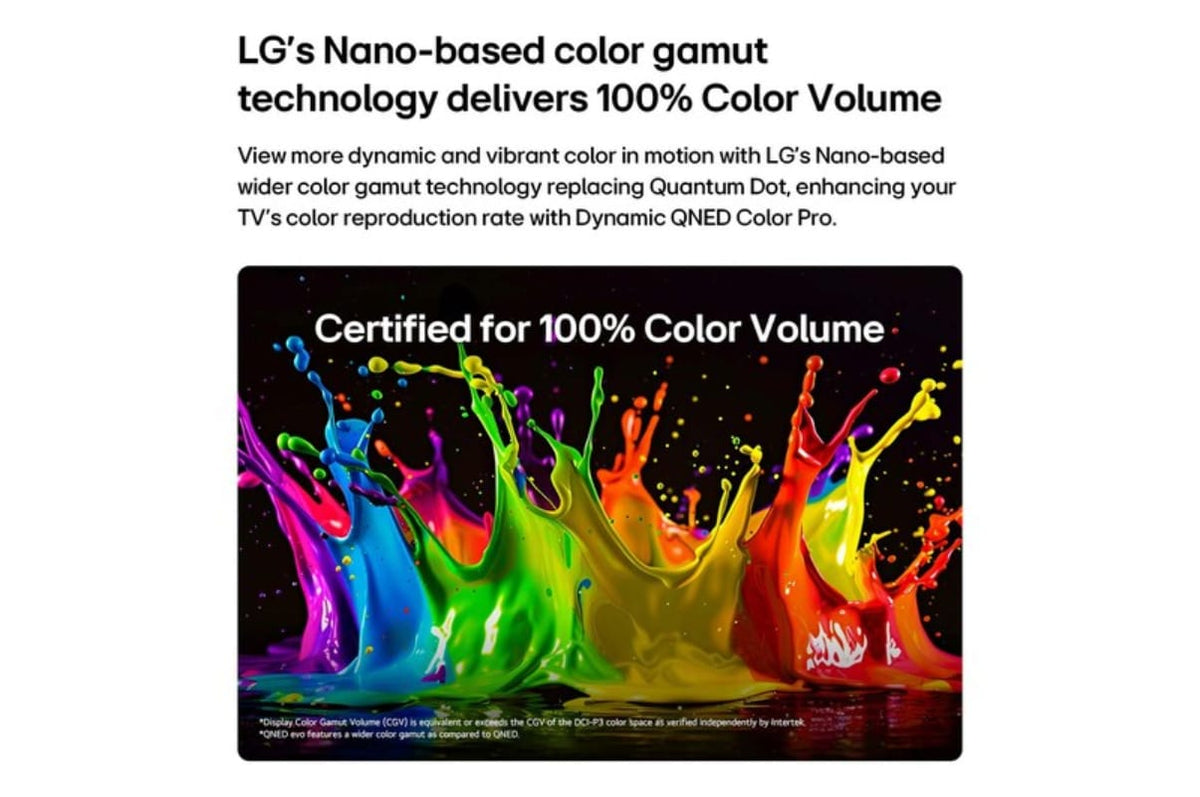 LG Televisions LG 65 inch LG QNED evo AI QNED84 Mini LED 4K Smart TV 2026 65QNED84B6T.AFBE