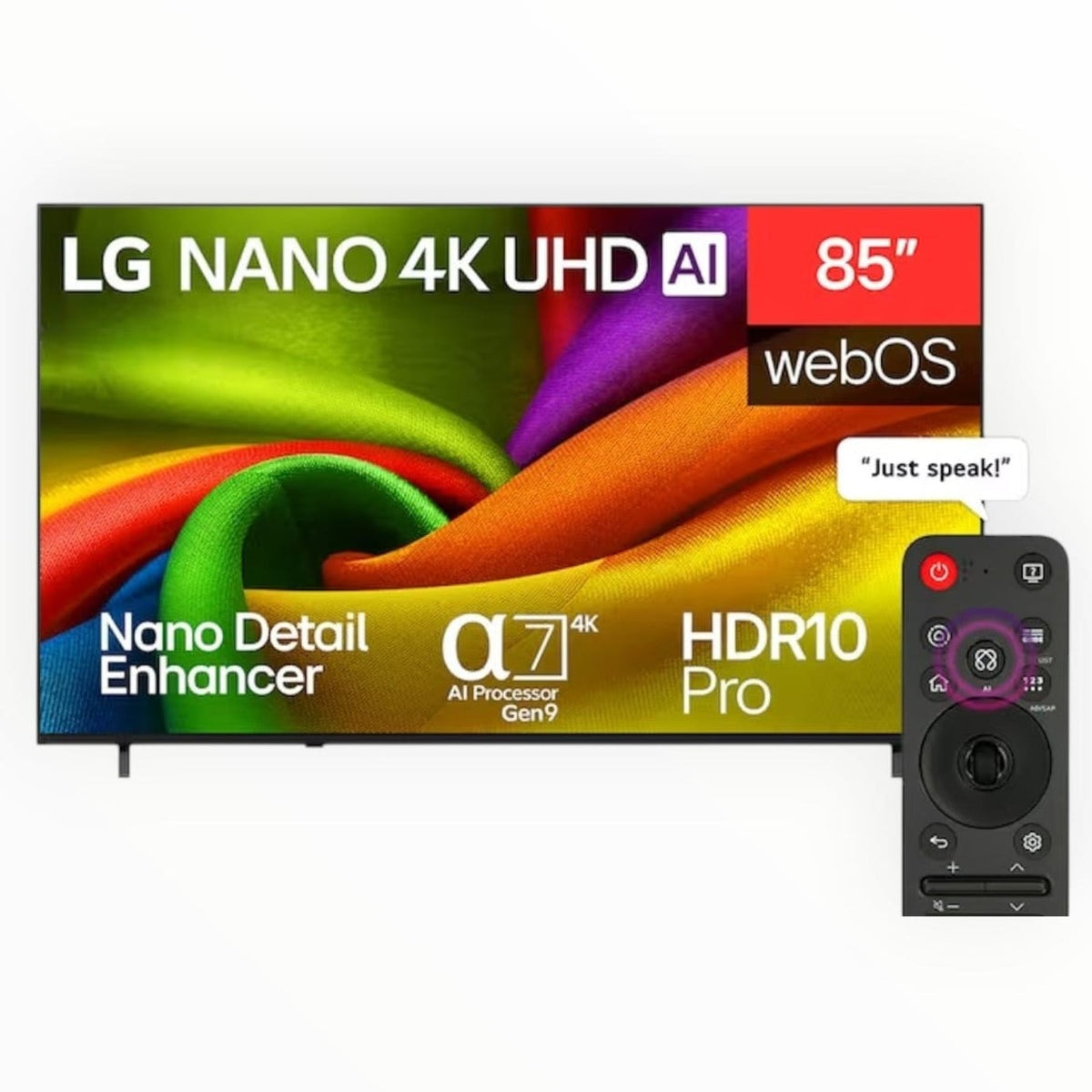 LG Televisions LG 85 Inch 85NU850B6LA.AFBG NANO 4K UHD Smart TV