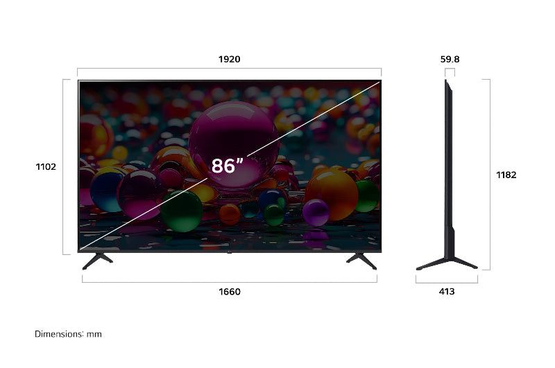 LG Televisions LG 86" UHD 4K Smart AI TV - 86UA85006LA