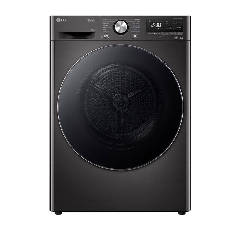 LG Tumble Dryer LG 10kg Black Dual Inverter Heat Pump Dryer RH10V9ZV2W