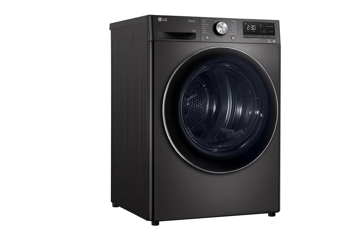 LG Tumble Dryer LG 10kg Black Dual Inverter Heat Pump Dryer RH10V9ZV2W