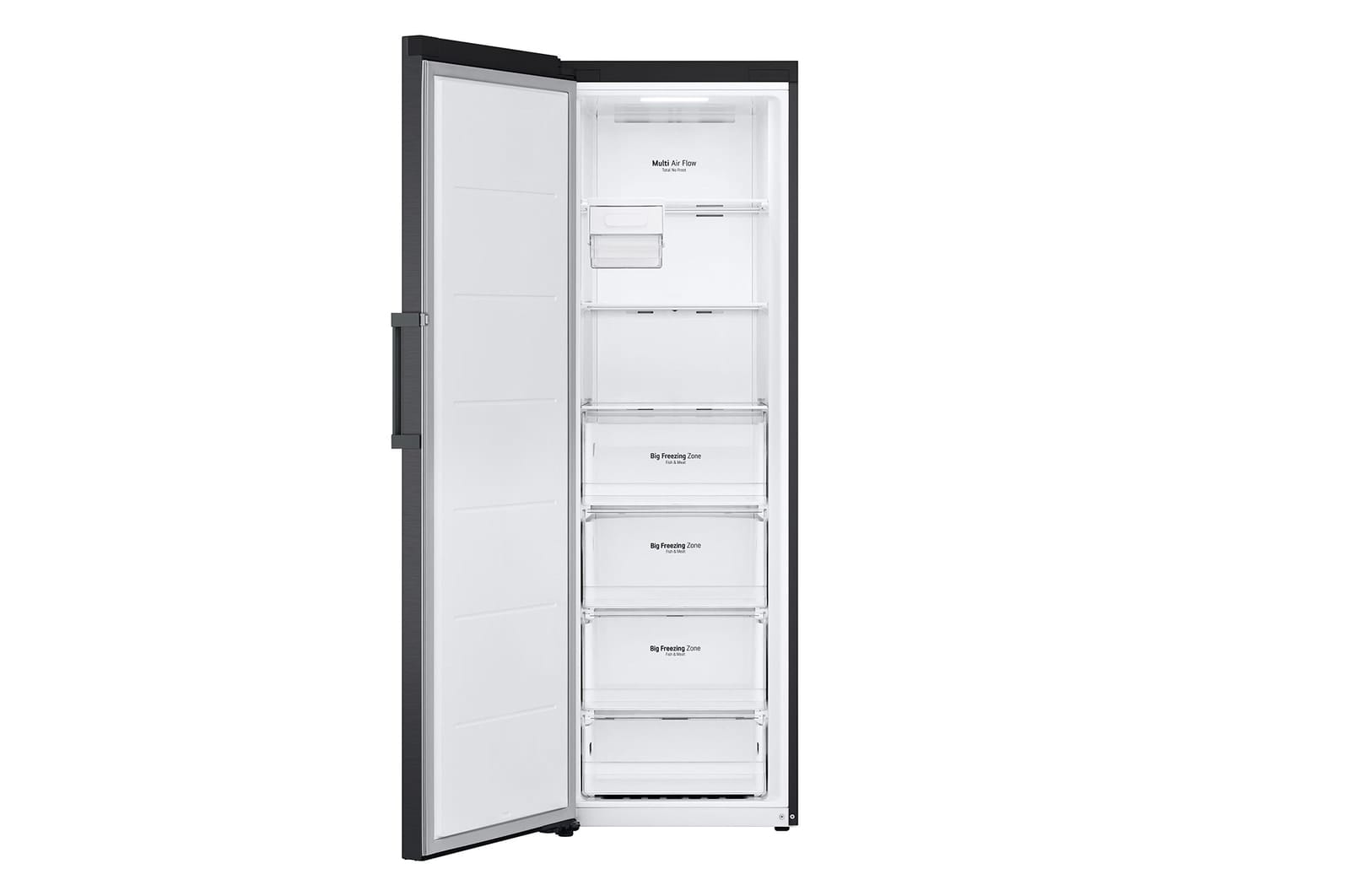 LG Upright Freezer LG 324L Matte Black Upright Freezer GC-B414EQFM