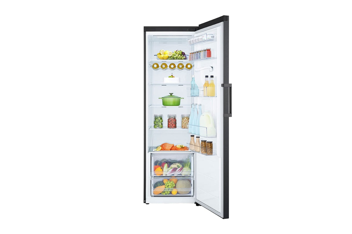 LG Upright Fridge LG 386L Matte Black Upright Fridge GC-F411EQDM
