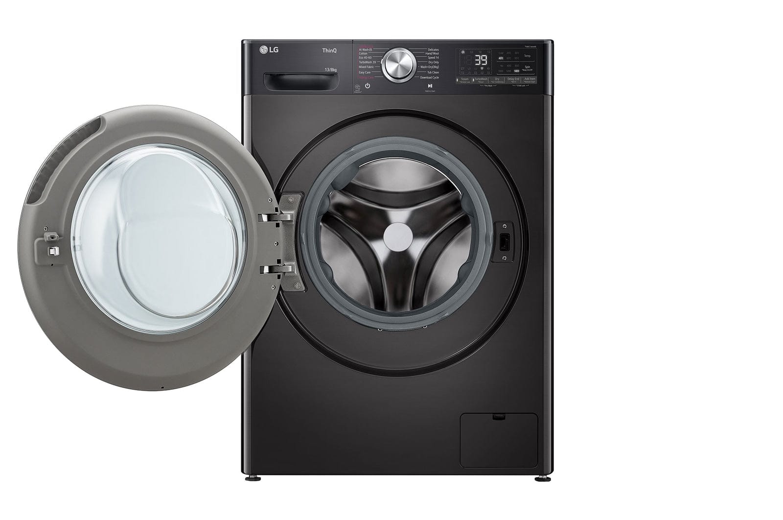LG washer dryer combo LG 13/8kg Black Front Load Washer Dryer Combo with AIDD & Steam+ F4Y9LCP2ZB