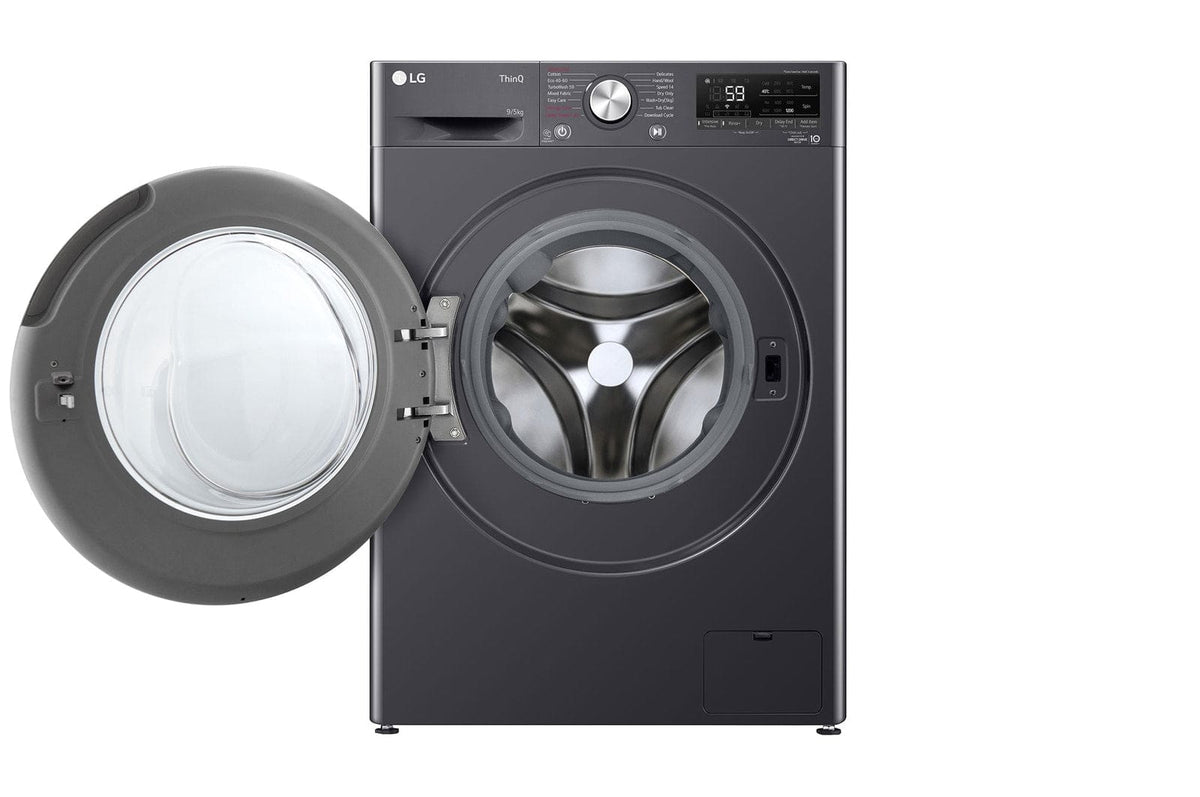 LG washer dryer combo LG 9/5kg Middle Black Washer Dryer Combo with AI DD™ & Steam F2V5FRPYJ