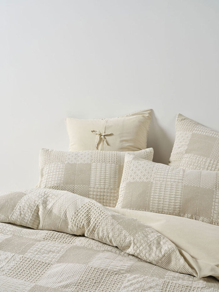 Linen House Natural Adeline Duvet Cover Set