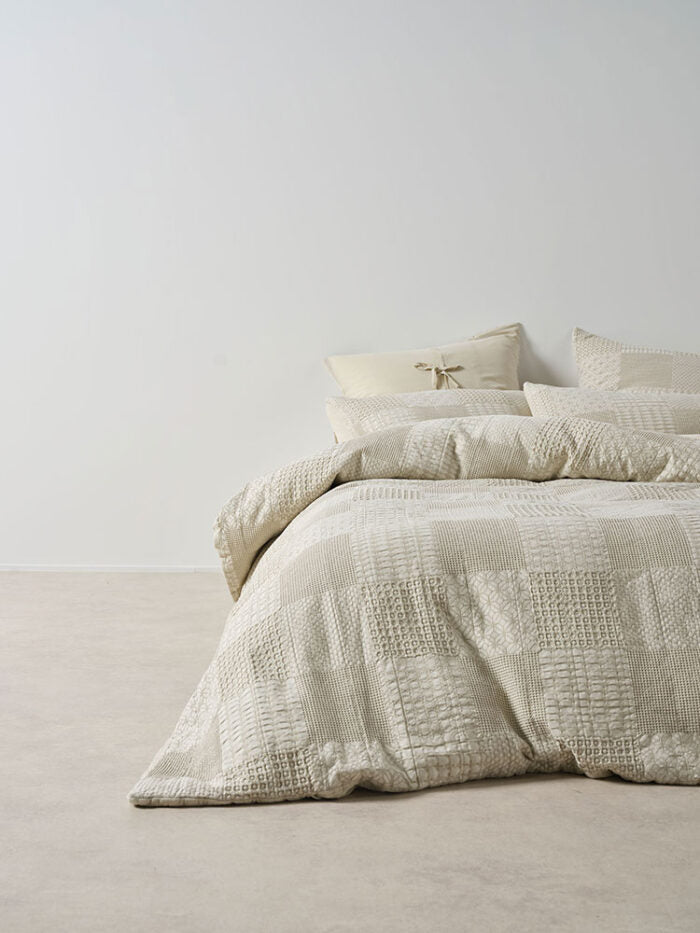 Linen House Natural Adeline Duvet Cover Set