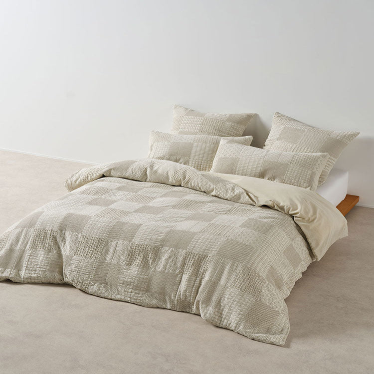 Linen House Natural Adeline Duvet Cover Set
