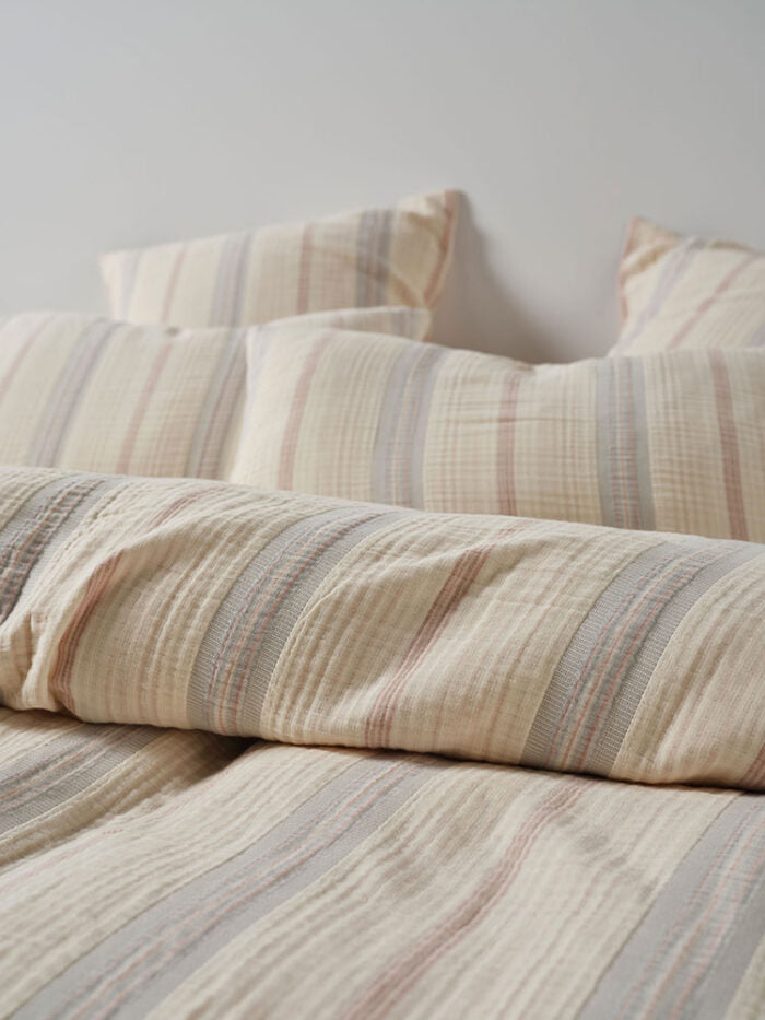Linen House Coolum Silver Duvet Cover Set