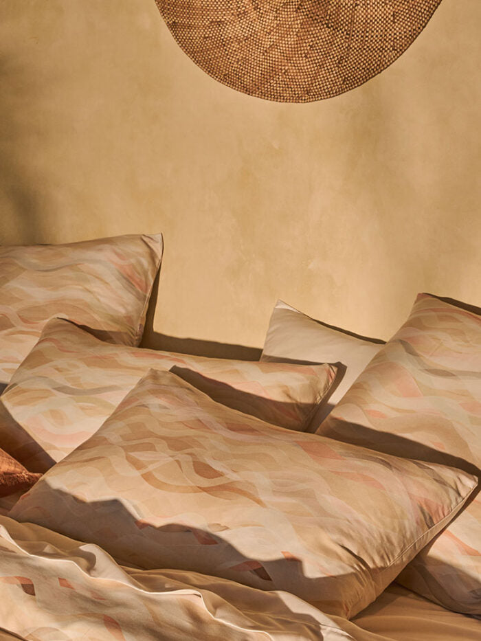 Linen House Currumbin Peach Duvet Cover Set