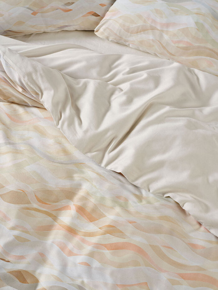 Linen House Currumbin Peach Duvet Cover Set