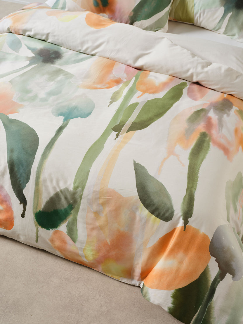 Linen House Jade Inga Duvet Cover Set