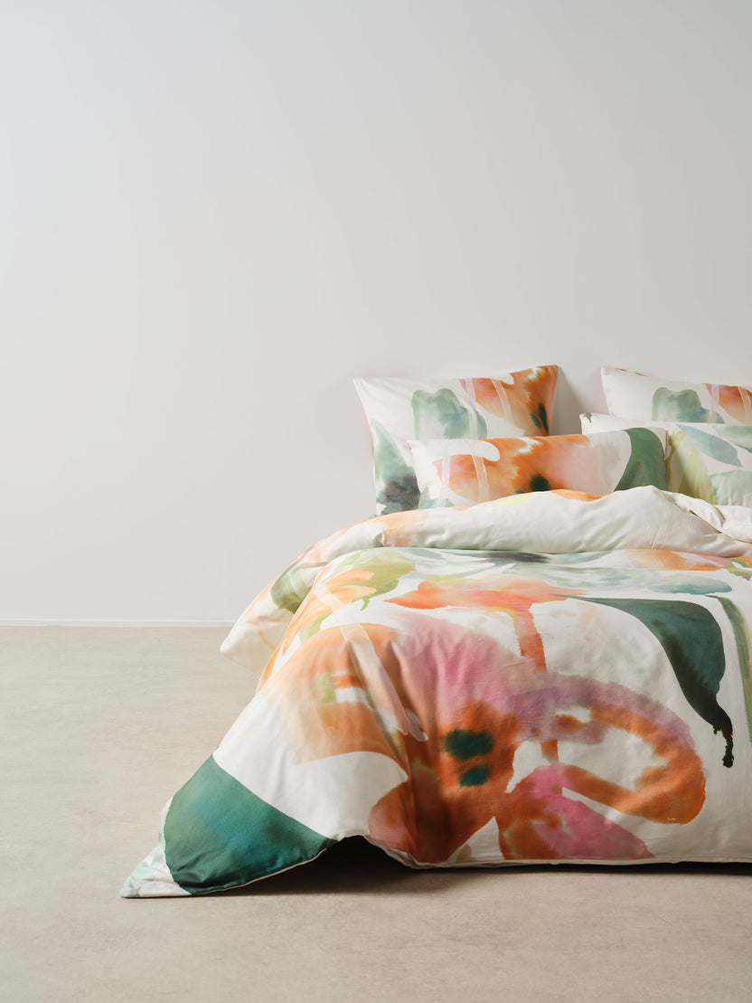 Linen House Jade Inga Duvet Cover Set