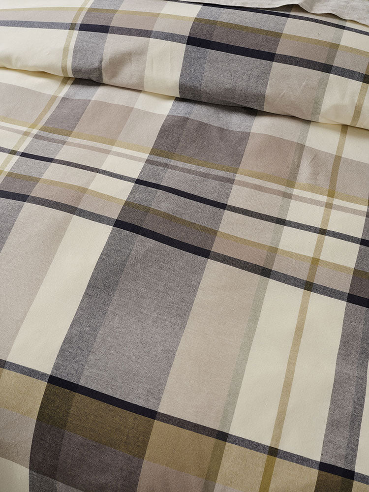 Linen House Stone Lennon Duvet Cover Set