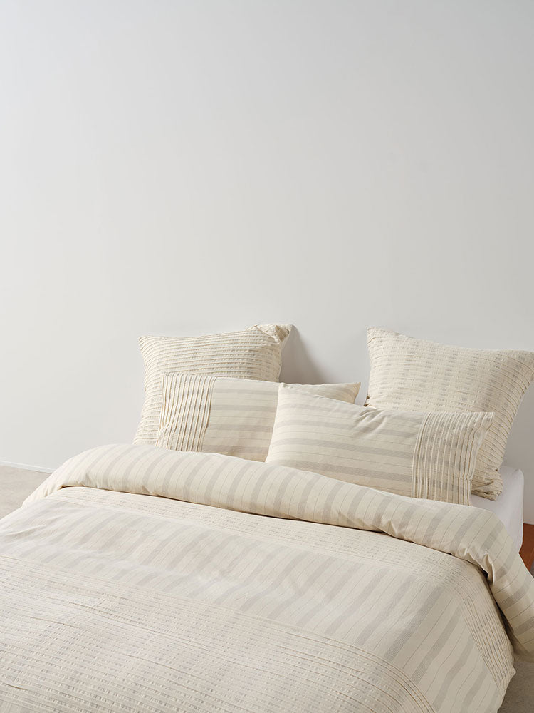 Linen House Pambula Vanilla Duvet Cover Set