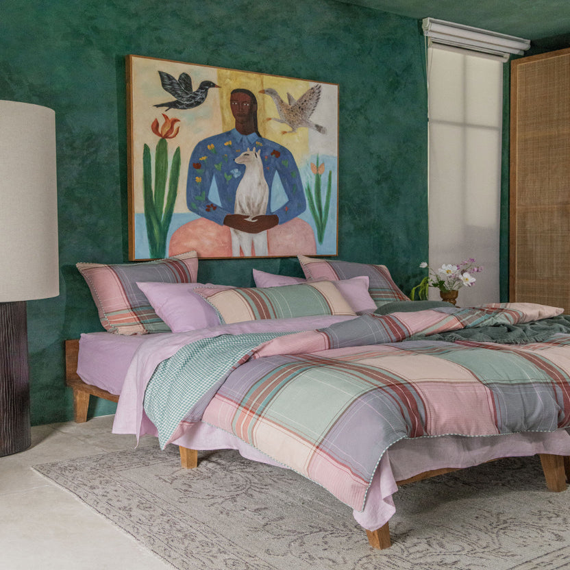 Linen House Alfresco Pink Duvet Cover Set