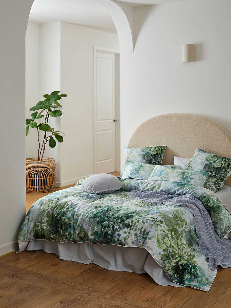 Linen House Treetop Emerald Duvet Cover Set