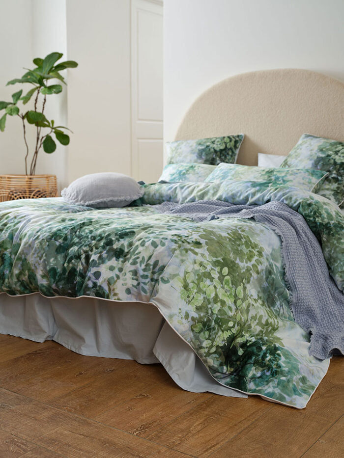 Linen House Treetop Emerald Duvet Cover Set