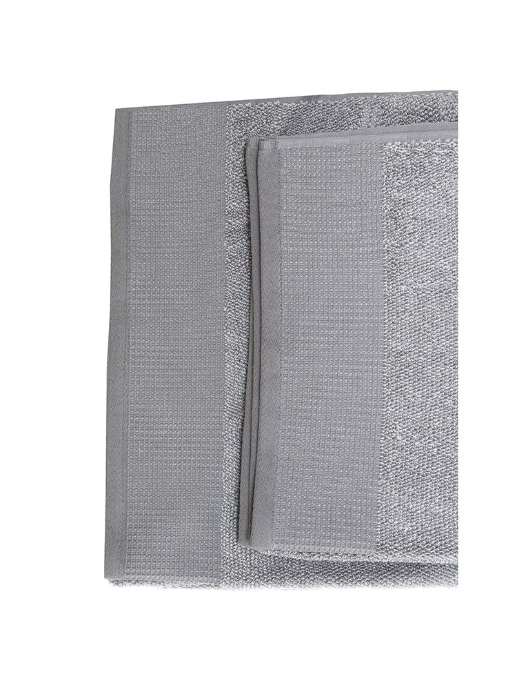 Linen House Plush Grey Marle Towel Collection 550gsm
