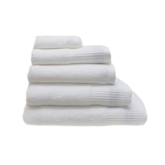 Linen House Plush White Towel Collection 550gsm