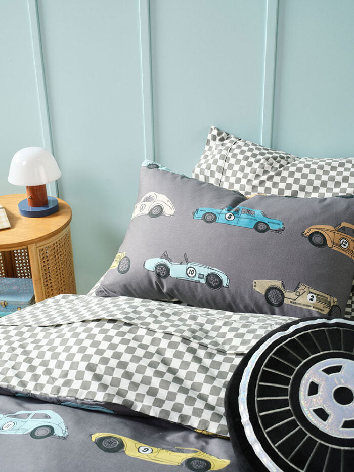 Linen House Racer Riot Grey Duvet Cover Set – MHC World