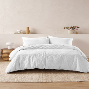 Linen House Rhea White Duvet Cover Set