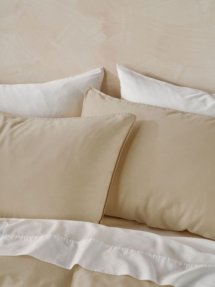 Linen House Surf Wash Taupe Duvet Cover