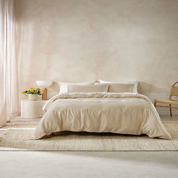 Linen House Surf Wash Taupe Duvet Cover