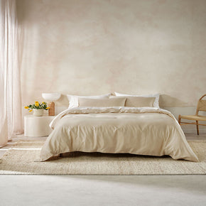 Linen House Surf Wash Taupe Duvet Cover