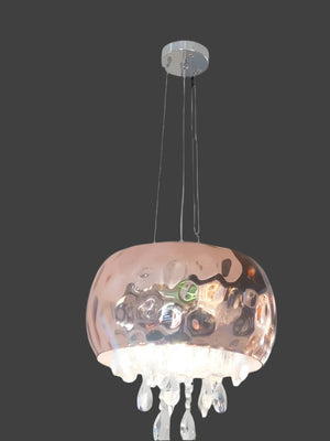 Light in PALACE PENDANT LIGHT Pendant 8026 Copper Rose Gold (7880556609625)