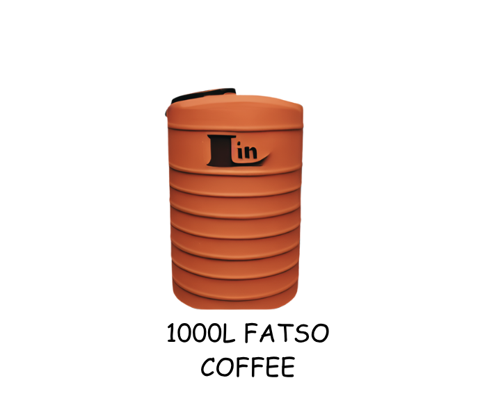 Lin Water Tank Lin Water Tank Fatso Vertical 1000 Litre Coffee