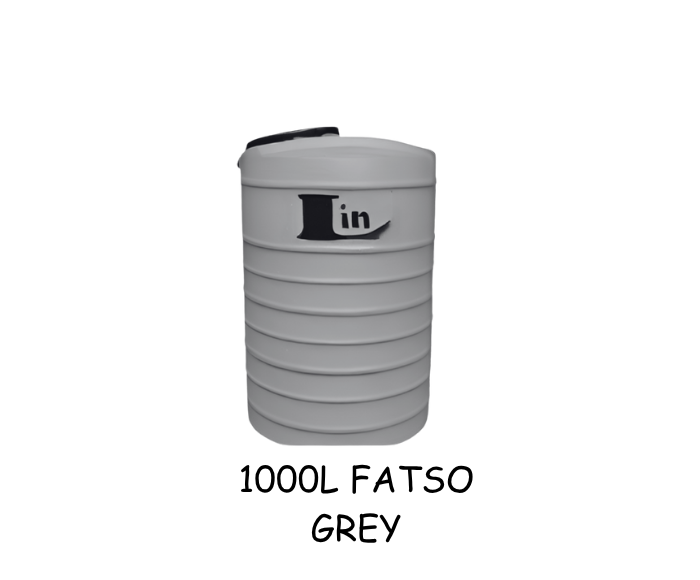 Lin Water Tank Lin Water Tank Fatso Vertical 1000 Litre Grey