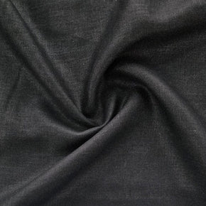 linen Dress Fabric Black Di Moda Linen 150cm