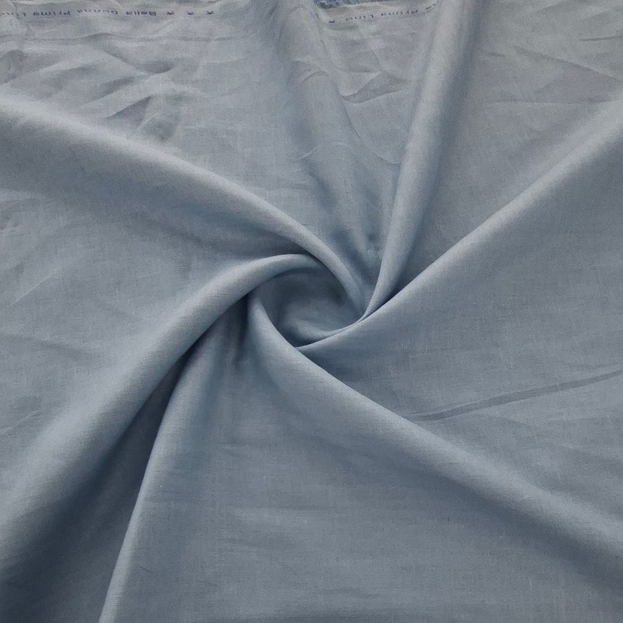 linen Dress Fabric Powder Blue Di Moda Linen 150cm