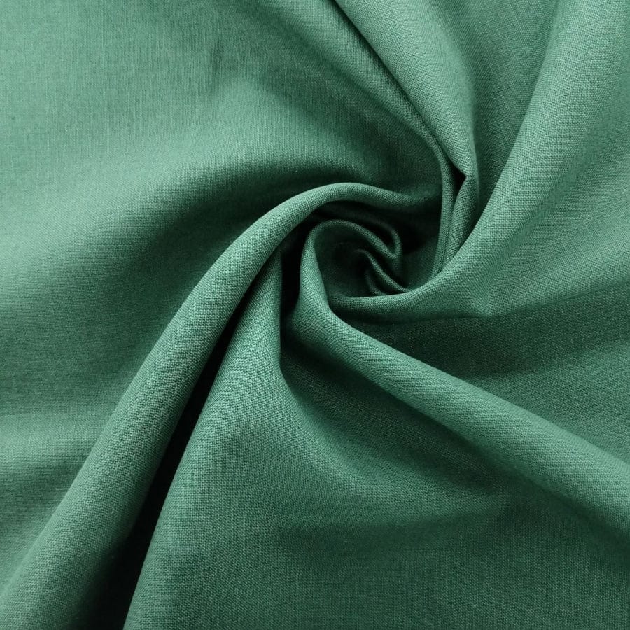 LINEN Dress Fabrics Bottle Green Ramie Linen Fabric 140cm (7226721566809)