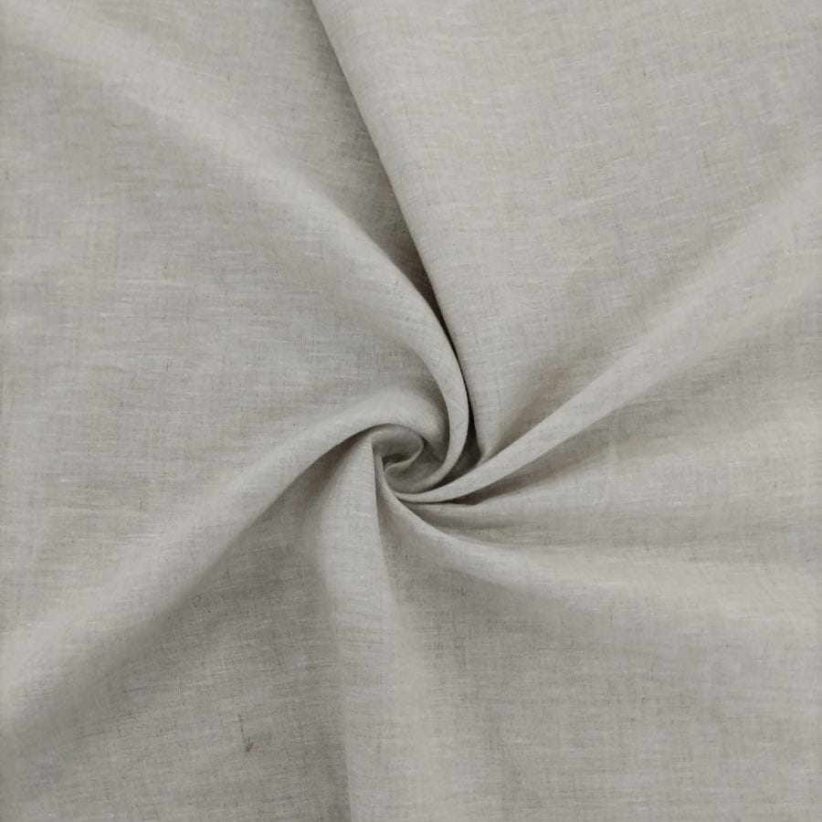 Linen Dress Fabrics Natural Bella Donna Lino Black