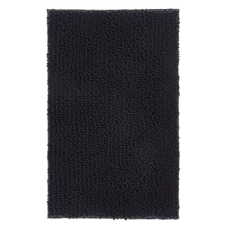 Linen House BATH MAT Bath Mat 50 X 80 Linen House Reed Toggle Charcoal Bath Mat (7762357780569)