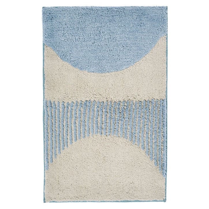 Linen House BATH MAT Linen House Cue Blue Bathmat 50X80 (7406899167321)