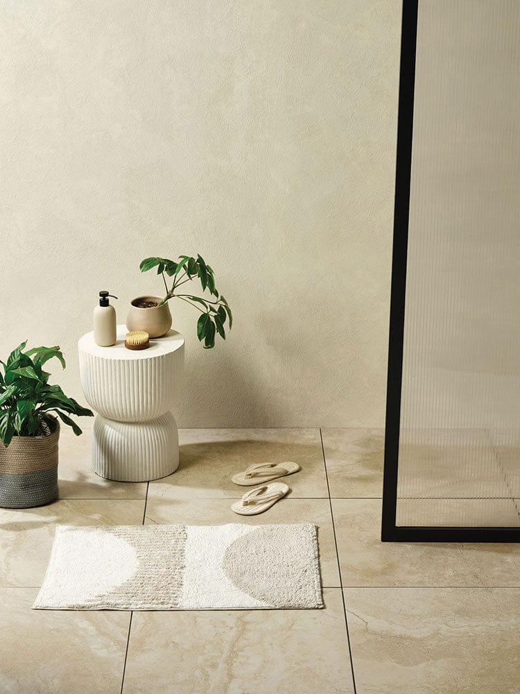 Linen House BATH MAT Linen House Cue Stone Bathmat 50X80 (7406897987673)