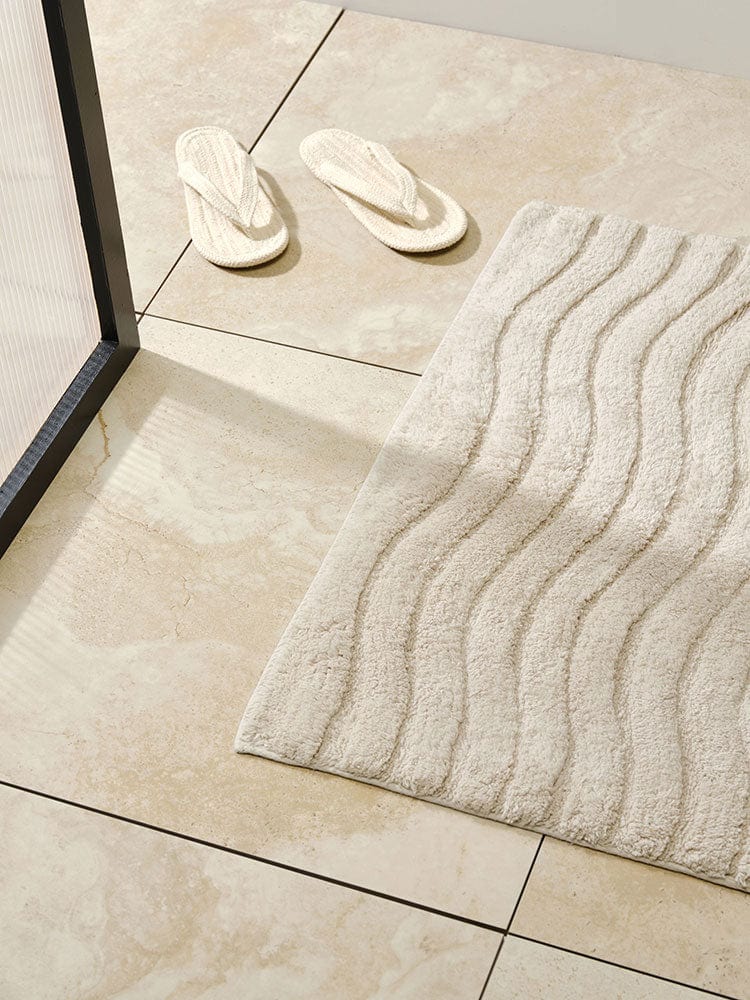 Linen House BATH MAT Linen House Tamber Moonbeam Bathmat 50X80 (7406896316505)