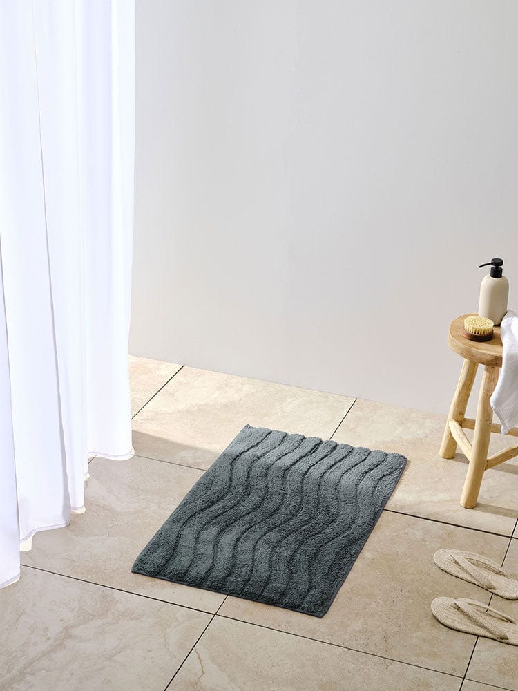 Linen House BATH MAT Linen House Tamber Slate Bathmat 50X80 (7406897168473)