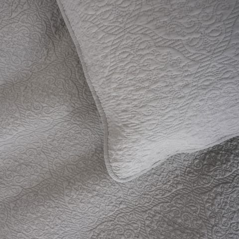 Linen House BEDSPREAD Linen House Coverlet Quilt Set Grey Lilou (7445526020185)