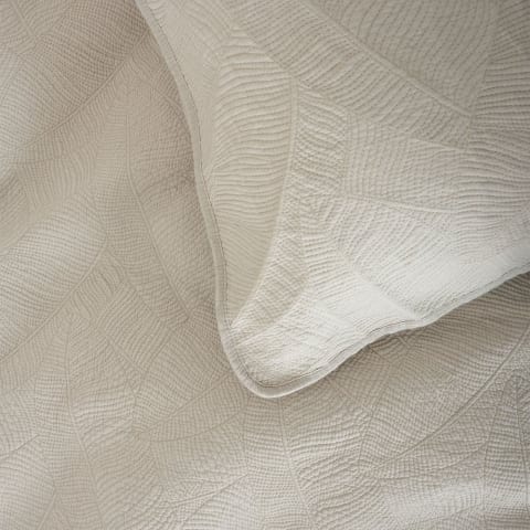 Linen House BEDSPREAD Linen House Coverlet Quilt Set Oatmeal Manon (7445892300889)