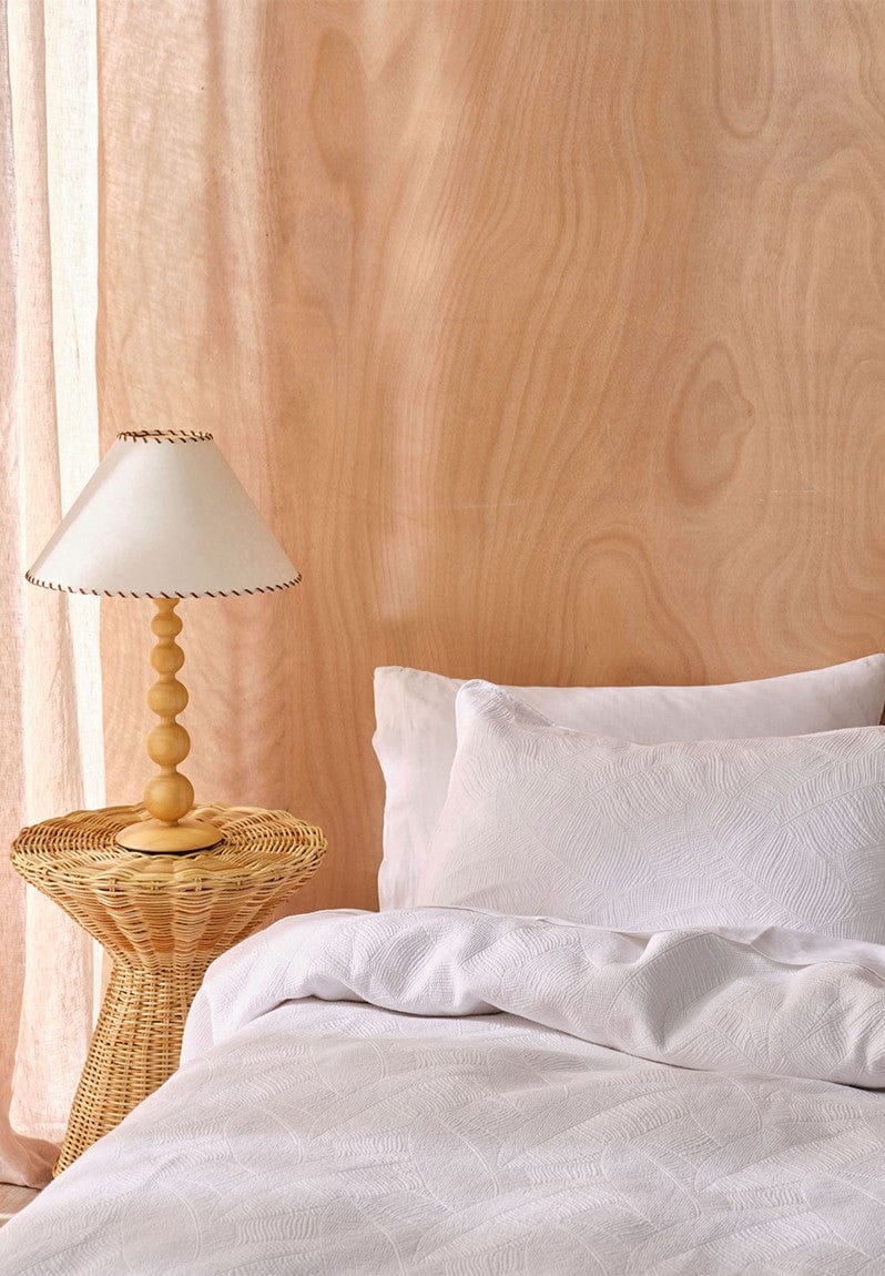 Linen House BEDSPREAD Linen House Coverlet Quilt Set White Manon (7445899903065)