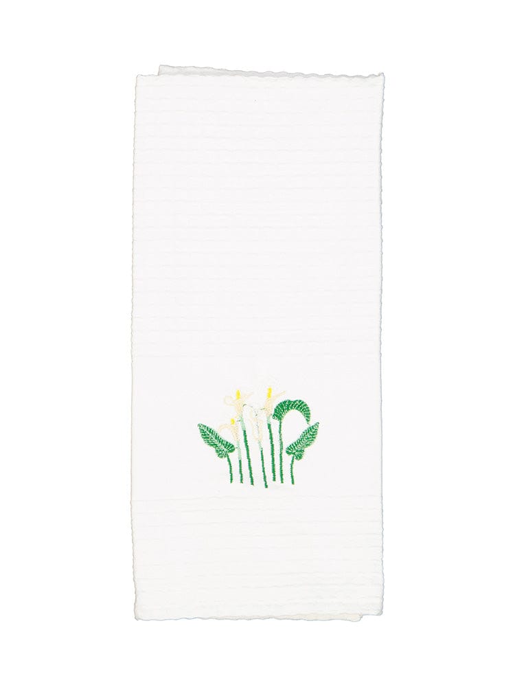 Linen House Dish Cloths Linen House Arum Lily Tea Towel (7535734620249)