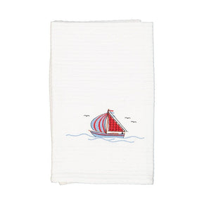 Linen House Dish Cloths Linen House Boat Tea Towel (7535730917465)