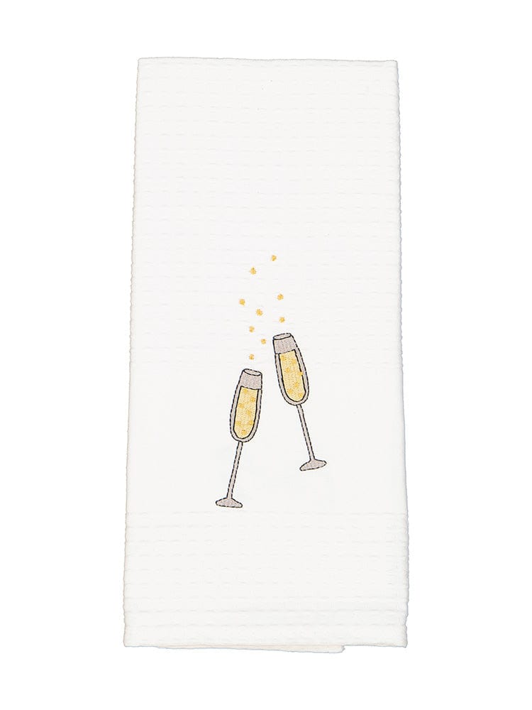 Linen House Dish Cloths Linen House Champagne Glasses Tea Towel (7535742255193)
